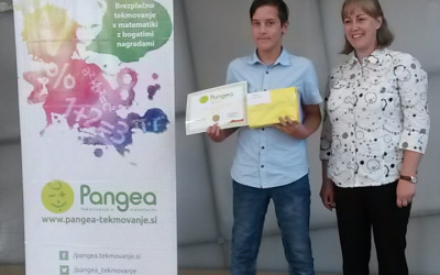 Svečana podelitev nagrad za matematično tekmovanje Pangea