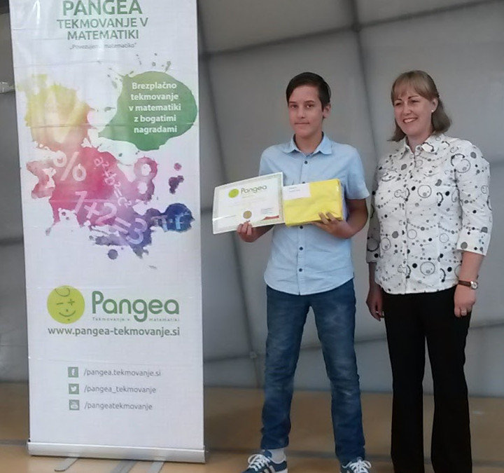 Svečana podelitev nagrad za matematično tekmovanje Pangea